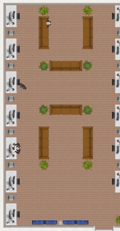 Fluggast Betreuer Büro