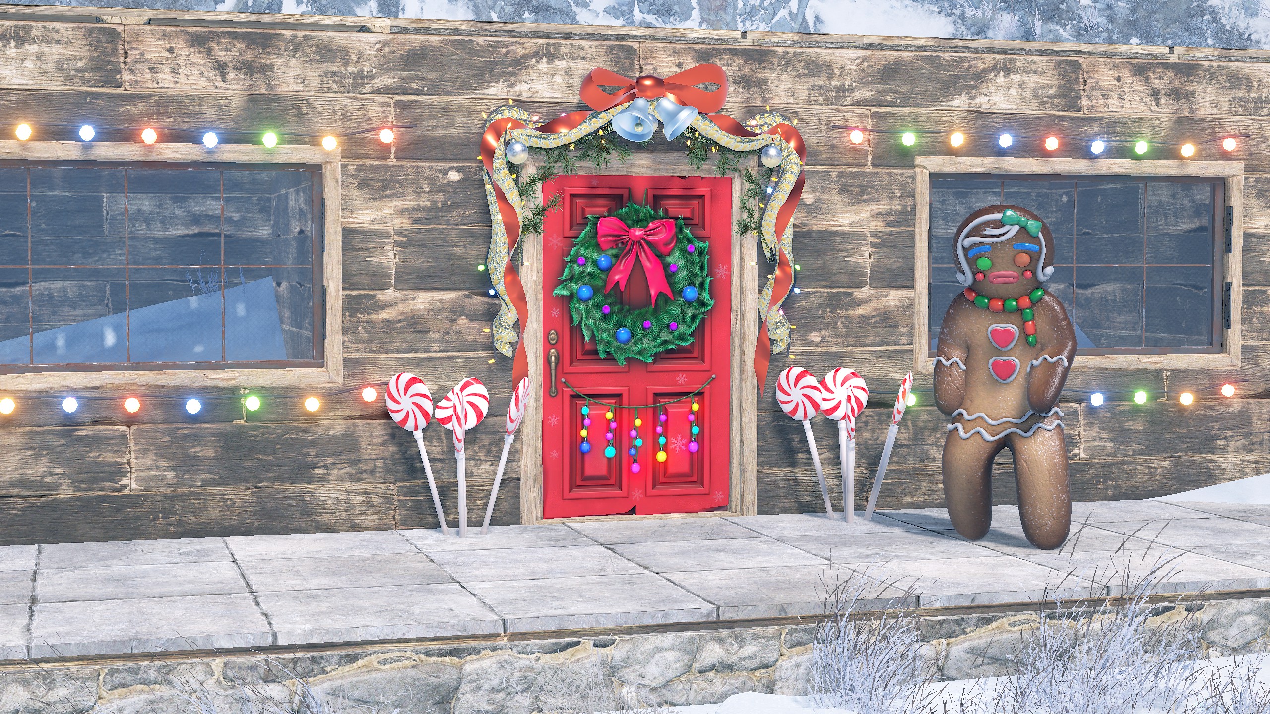 Christmas Wooden Door screenshot 1