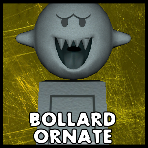 Boo Statue for Ornate Bollards
