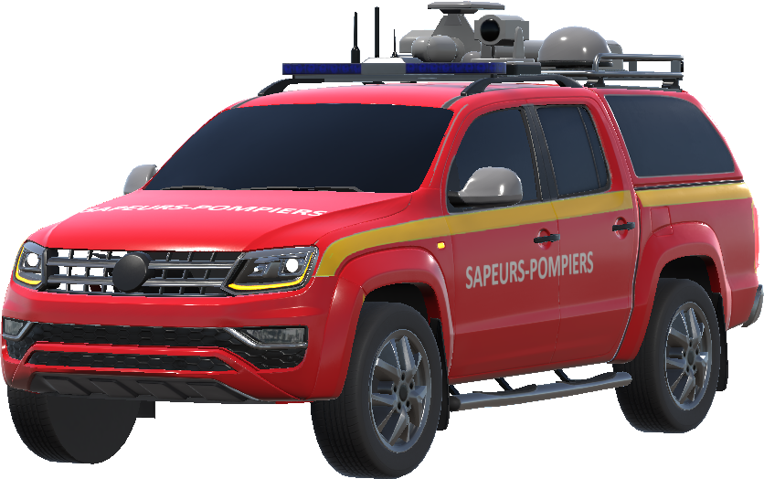 SDIS FRANCE PRAETOR VEHICULE COMMANDEMENT