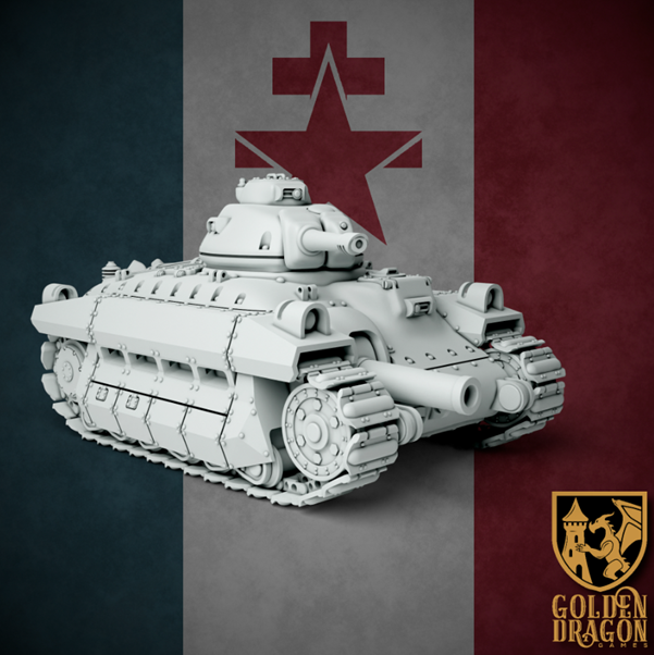 MARCHER Empires At War: (NFR) R-1B Liberte Medium Tank