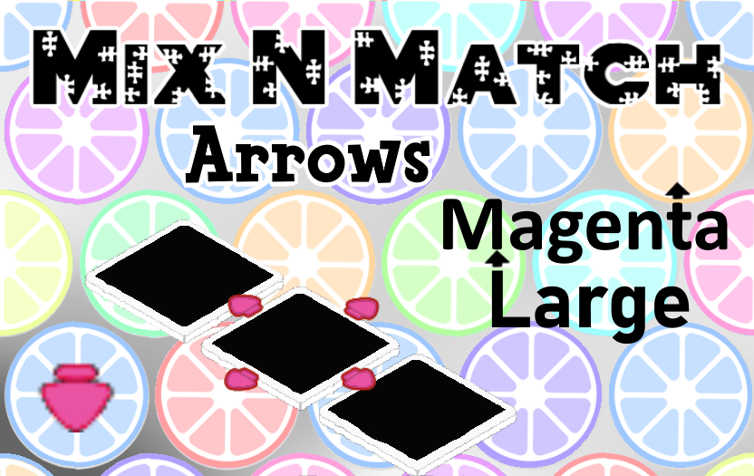 MixN'Match Arrows Magenta Large OJ