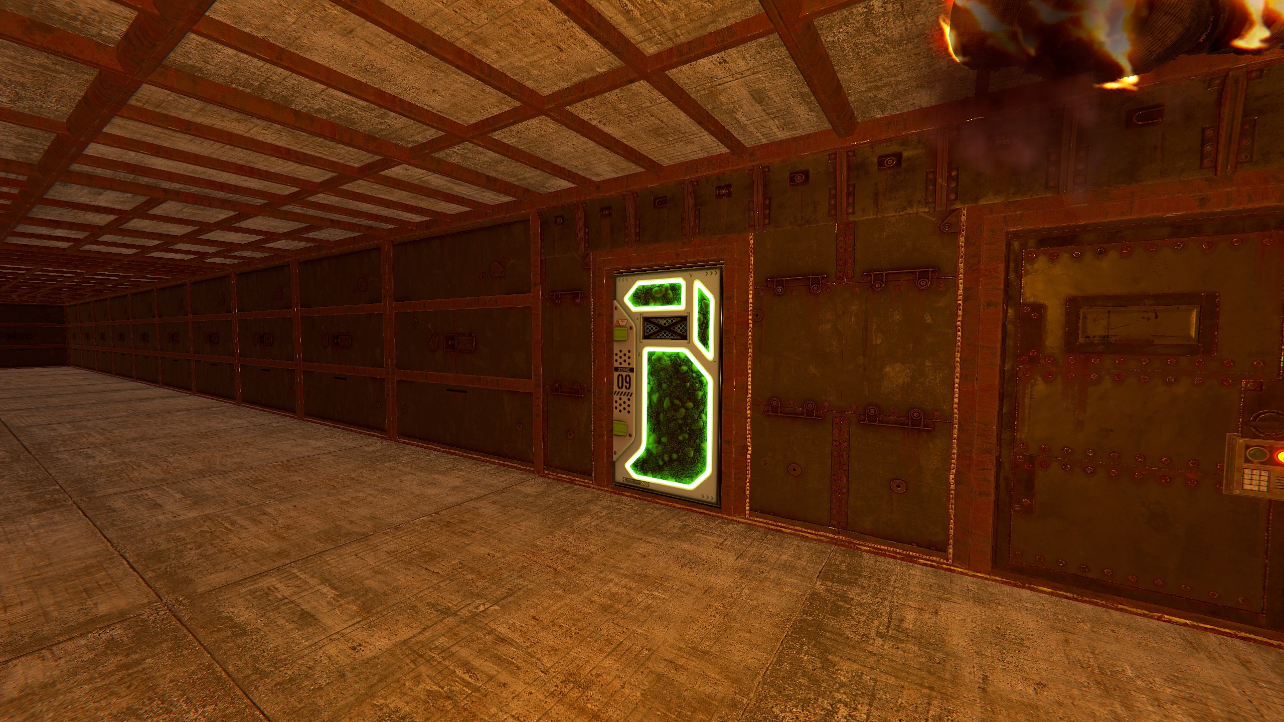 Greening Area Armored Door