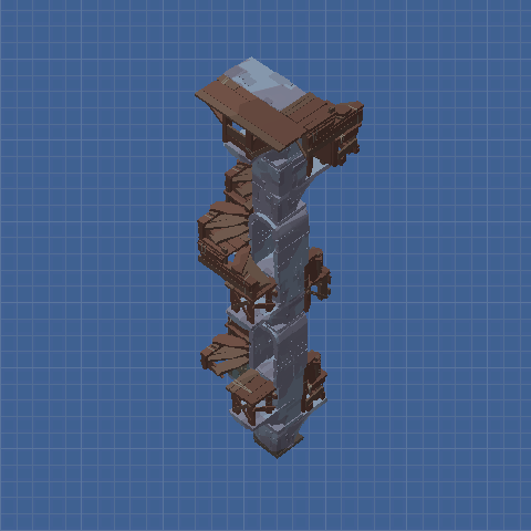 CPWE-3F-Std Pillar Staircase