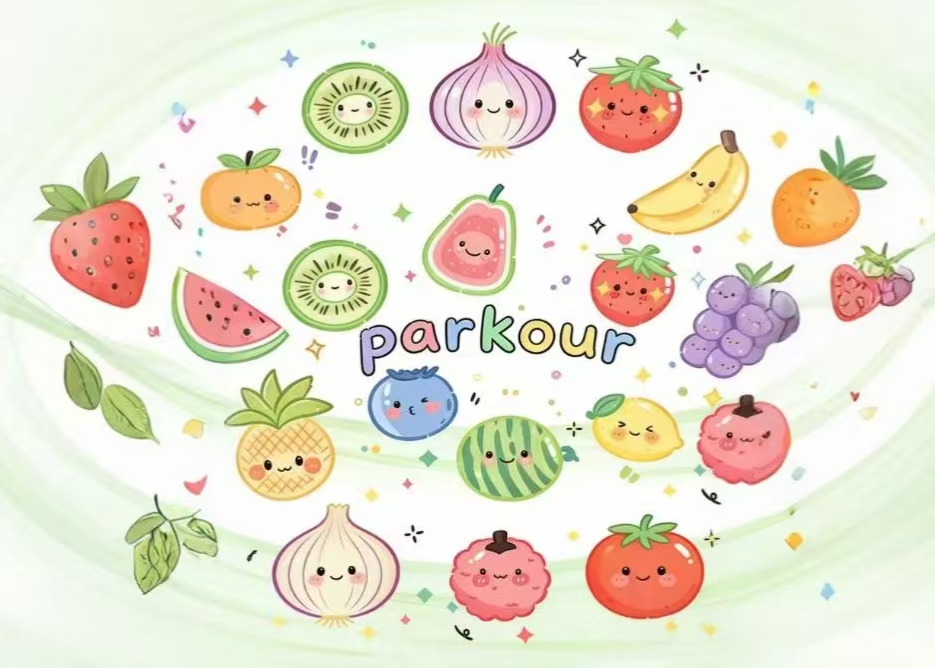 Fruit & Vegetable Parkour