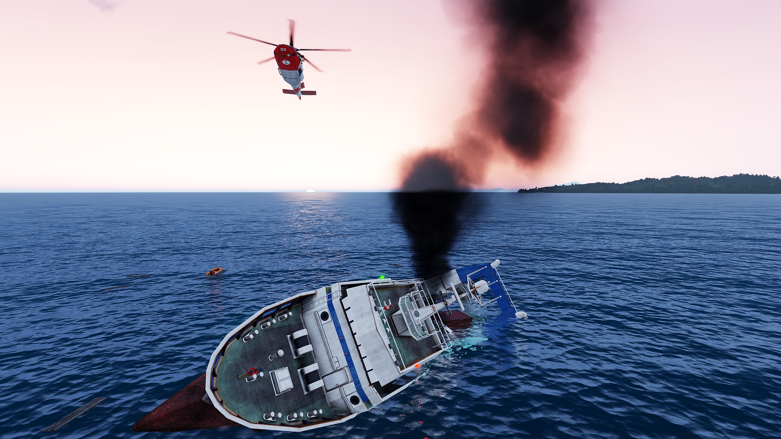 AIR RESCUE AT TANOA