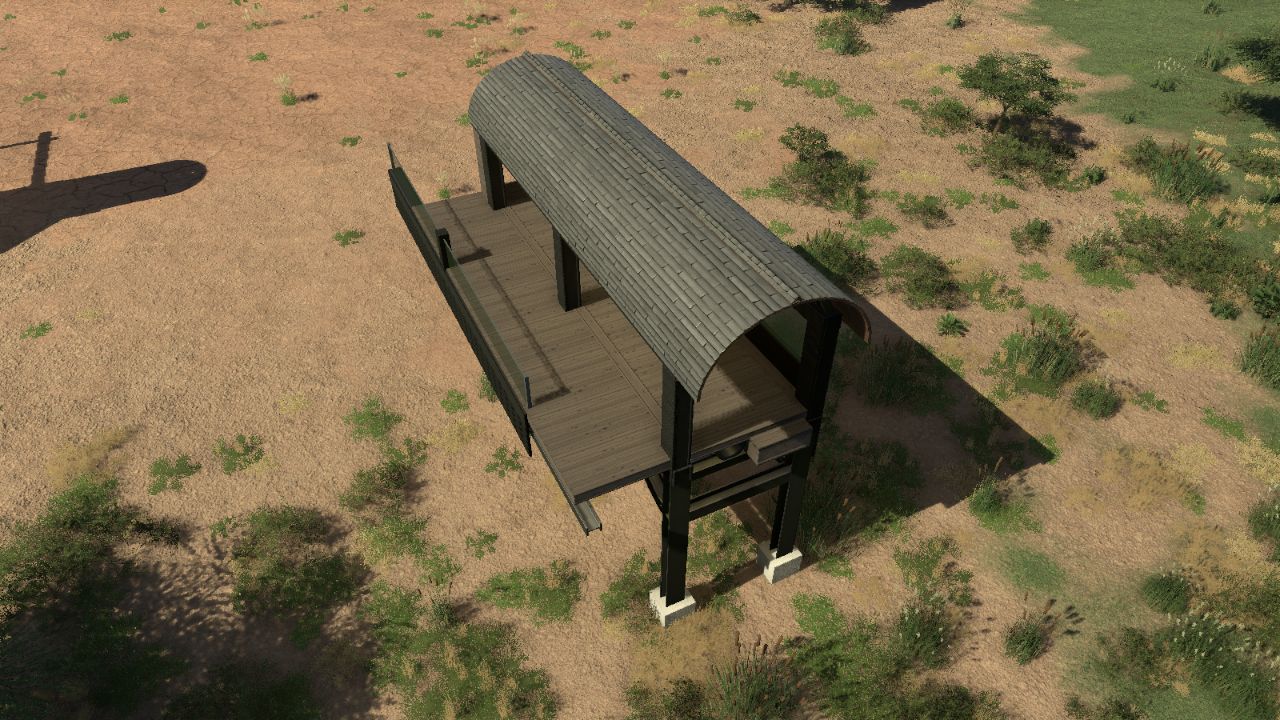 Raised Walkway E2 Long Balcony Left Main (Pro-Naturalist Pack)