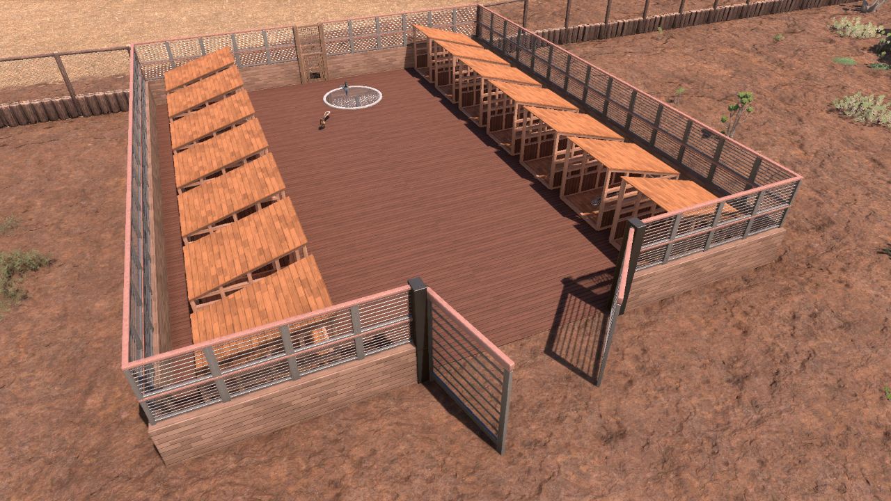 Small animal stable group