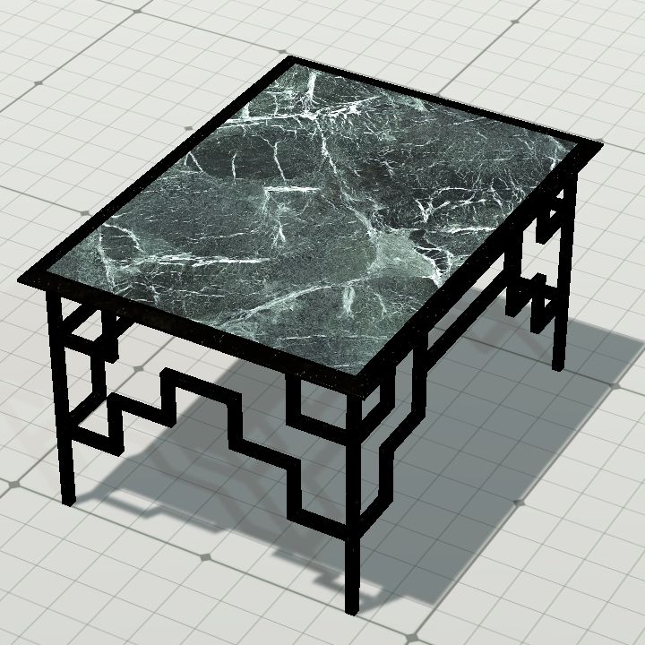 art deco coffee table