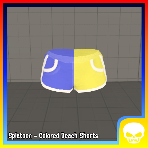 Splatoon - Colored Beach Shorts