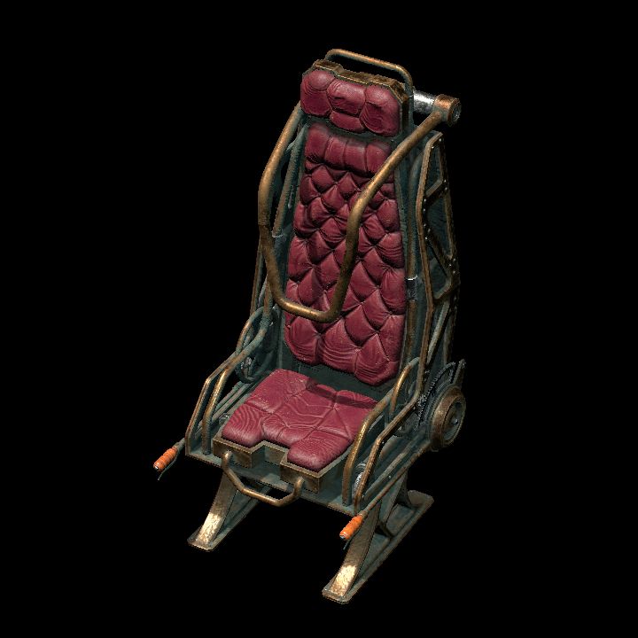 Steampunk pilot seat (animated)