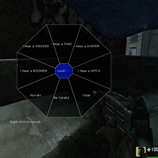 Leaked Early L4D1 Beta Voice Command RadialMenu