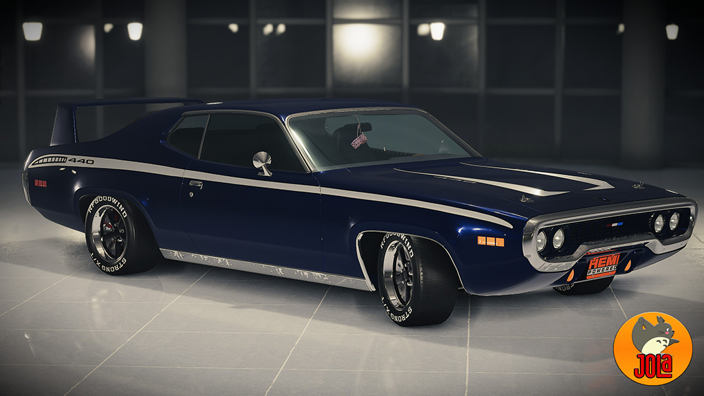 Livery Plymouth Satellite - Stripes 440 White