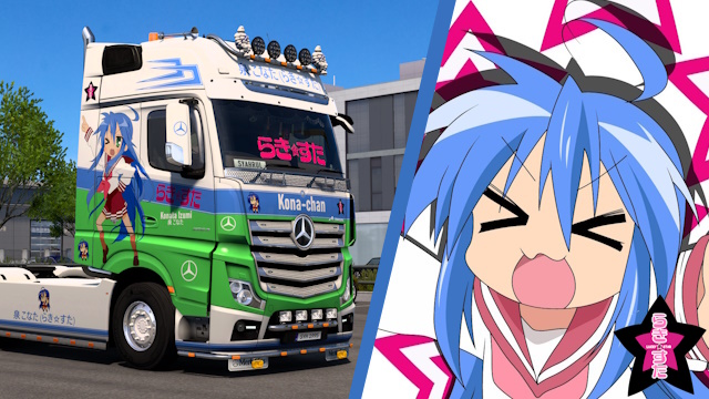 Mercedes Actros MP4 Konata Izumi - Lucky☆Star Skin