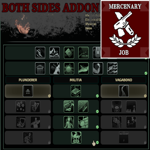 Mercenary Job - Both Sides Addon