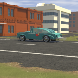 1950s Atomic Age Car