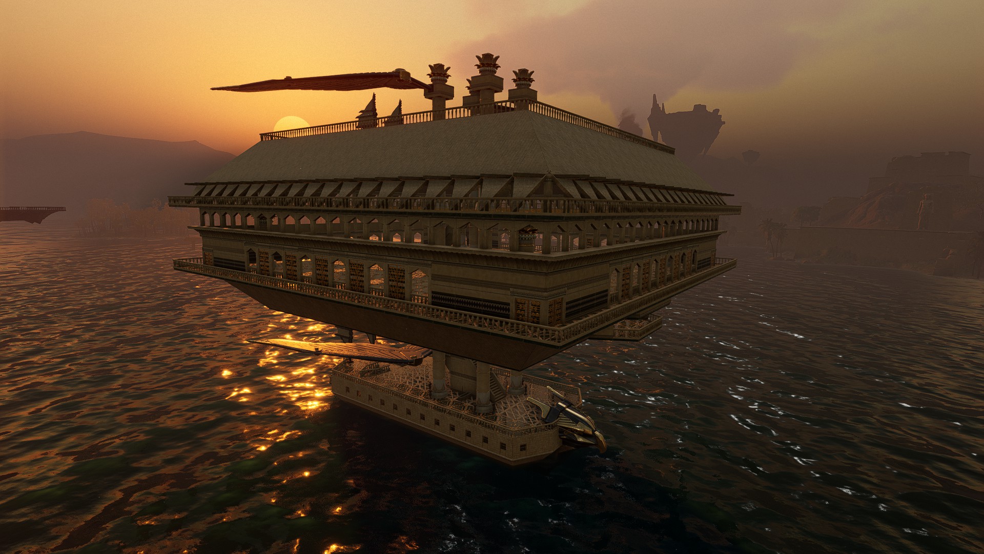 Pyramid Base Falkeb Ship – Soulmask Mod