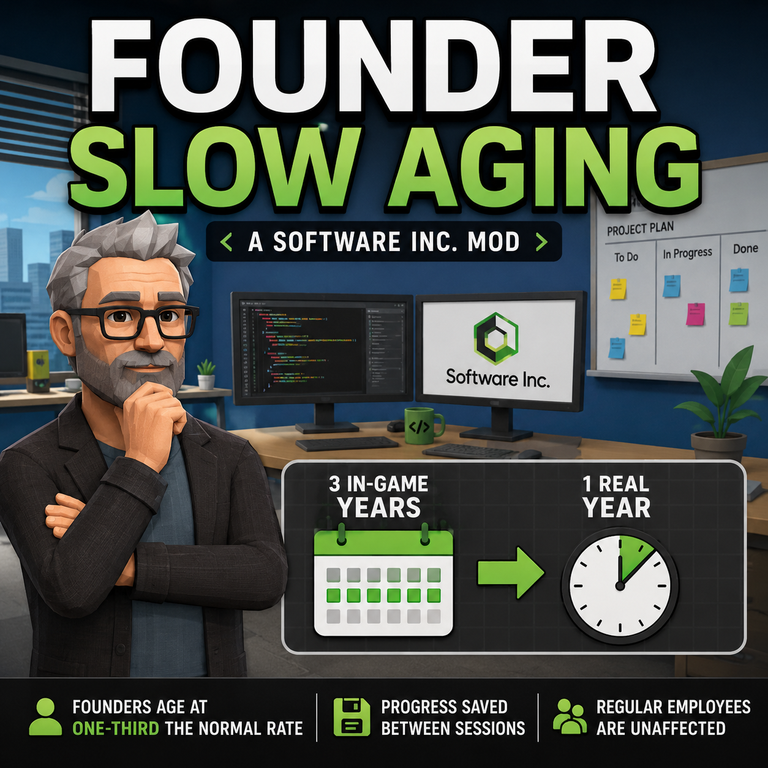 Founder Slow Aging – 1/3 Aging Speed
