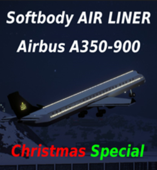 Softbody AIR LINER Airbus A350-900 Christmas Special