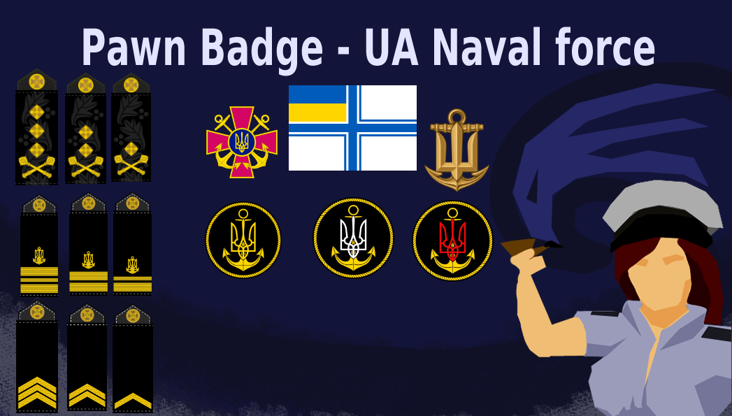 Pawn Badge - UA Naval Forces