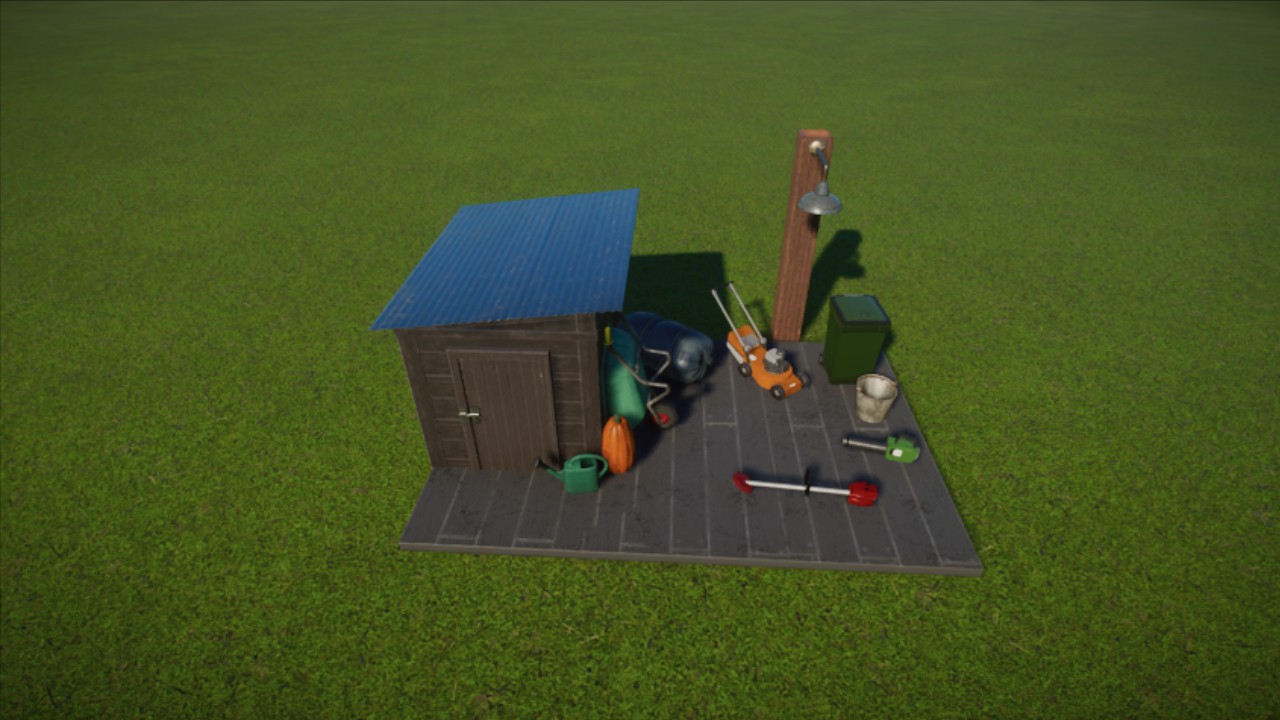 Back yard shed