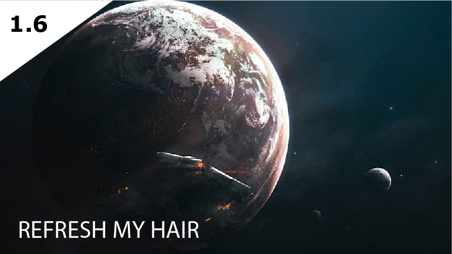 Refresh My Hair mod preview for RimWorld