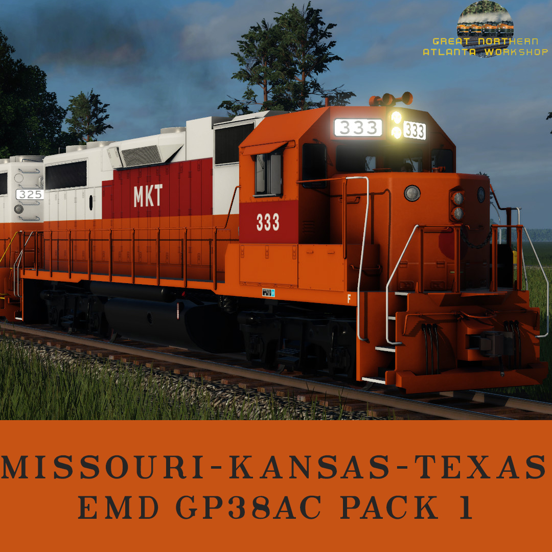 Missouri-Kansas-Texas EMD GP38AC Pack 1