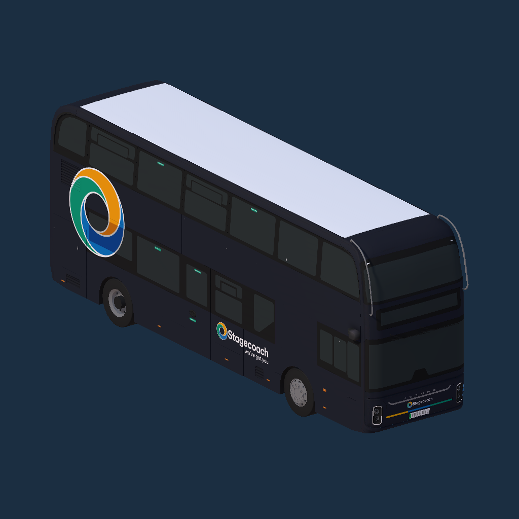 Stagecoach South Steel Blue U11DD