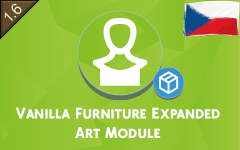 [CZ] Vanilla Furniture Expanded - Art mod preview for RimWorld
