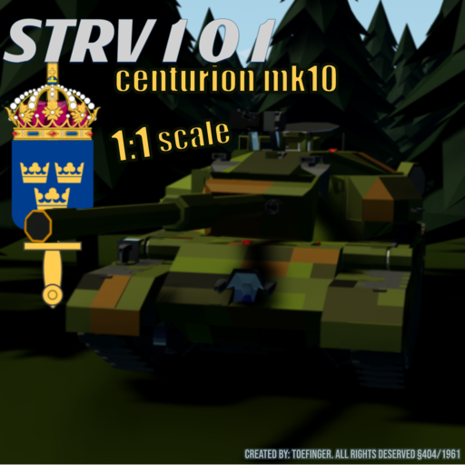 STRV101 centurion mk10 MBT