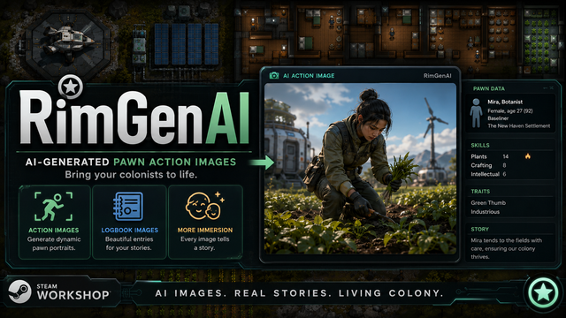 RimGenAI – Local GenAI Images for RimWorld