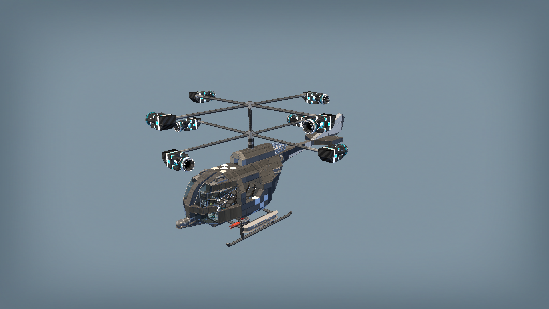 Little helicopter 01 (army version)
