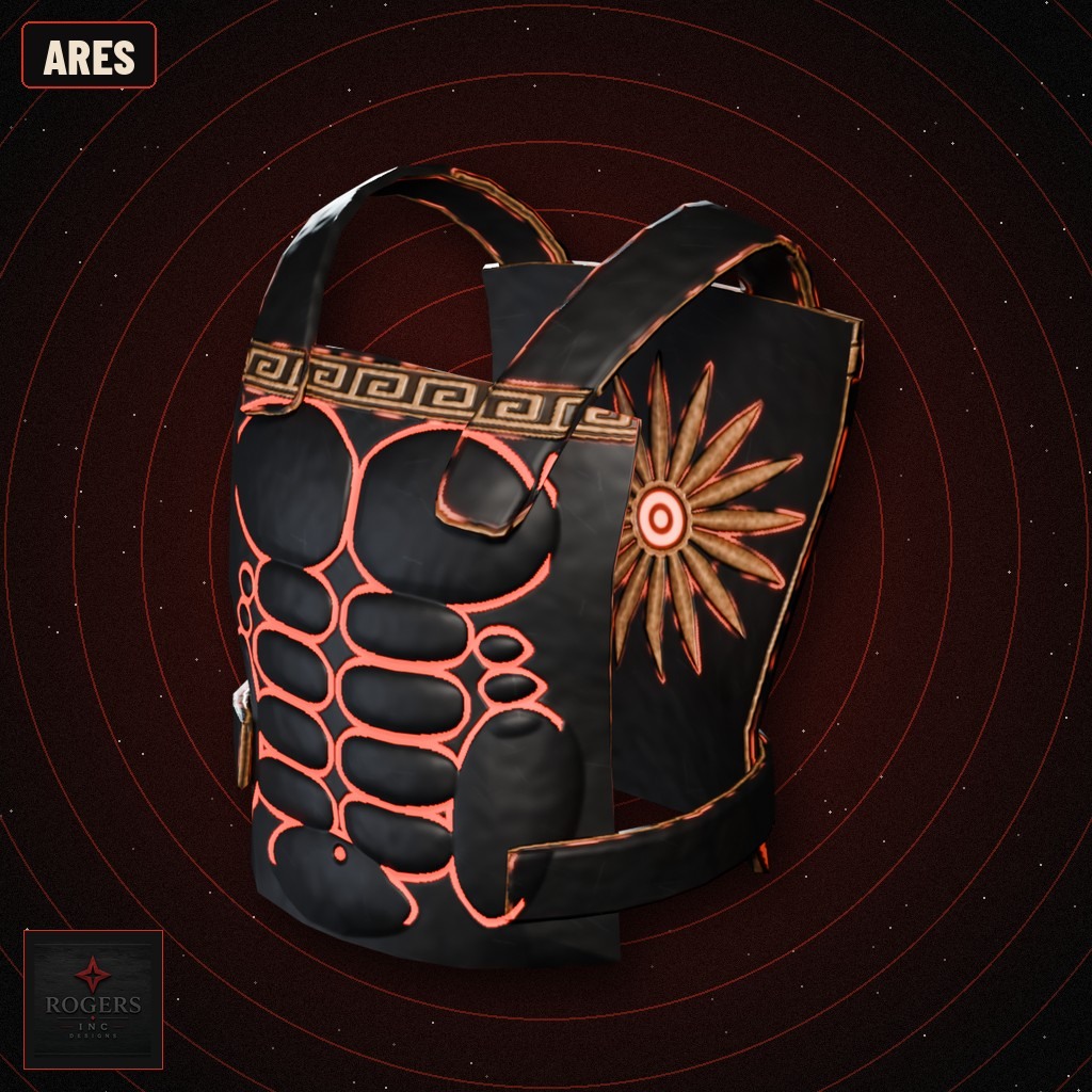 GLADIATOR Metal Chest Plate