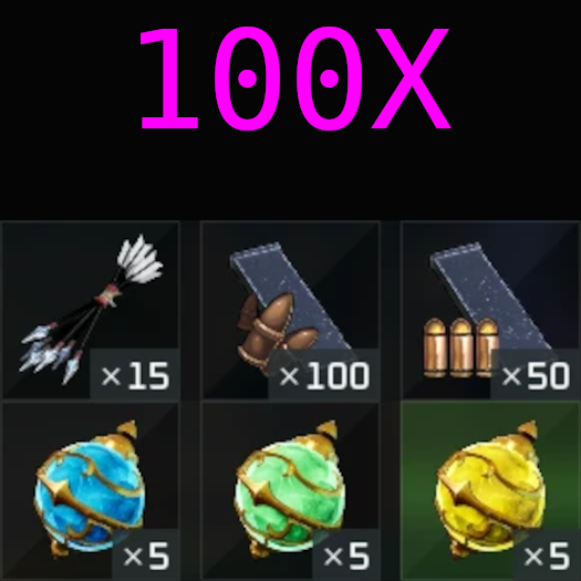 100x Palsphere and Ammo Crafting