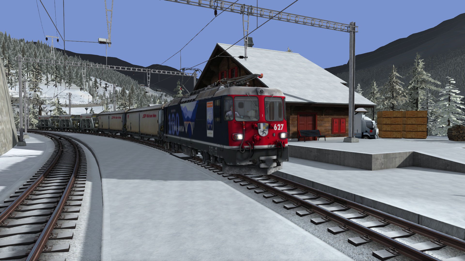 [HS]-Train 5438: 1232 Langwies to Chur (Non-FahrBAR Version)