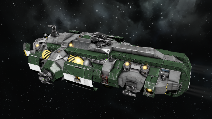 'Bullfrog' Type J Corvette - Jump Drive & Railgun Edition