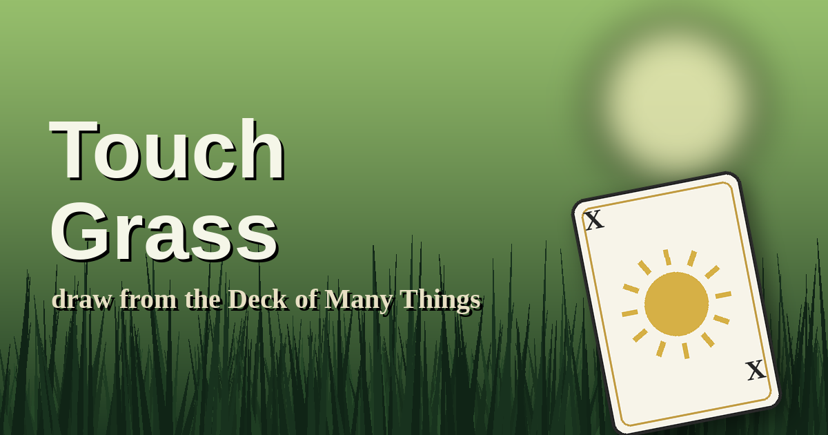 Touch Grass