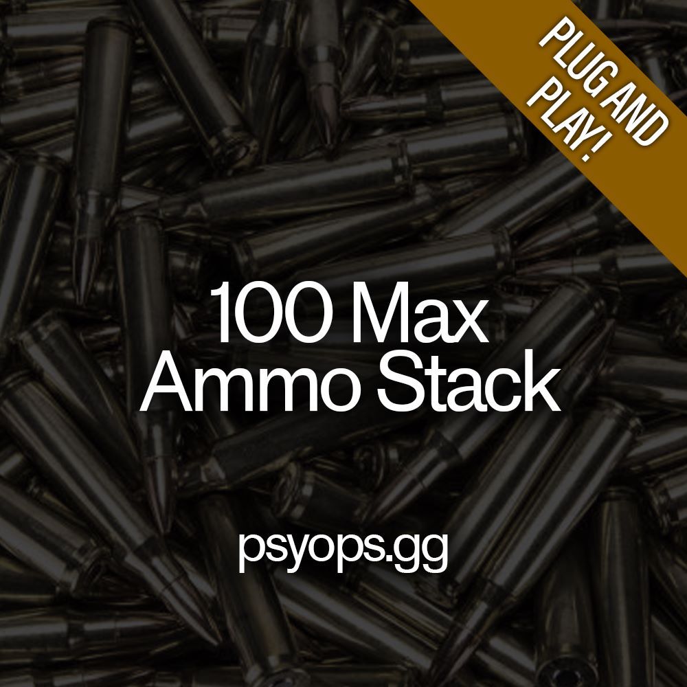 100 Max Ammo Stack