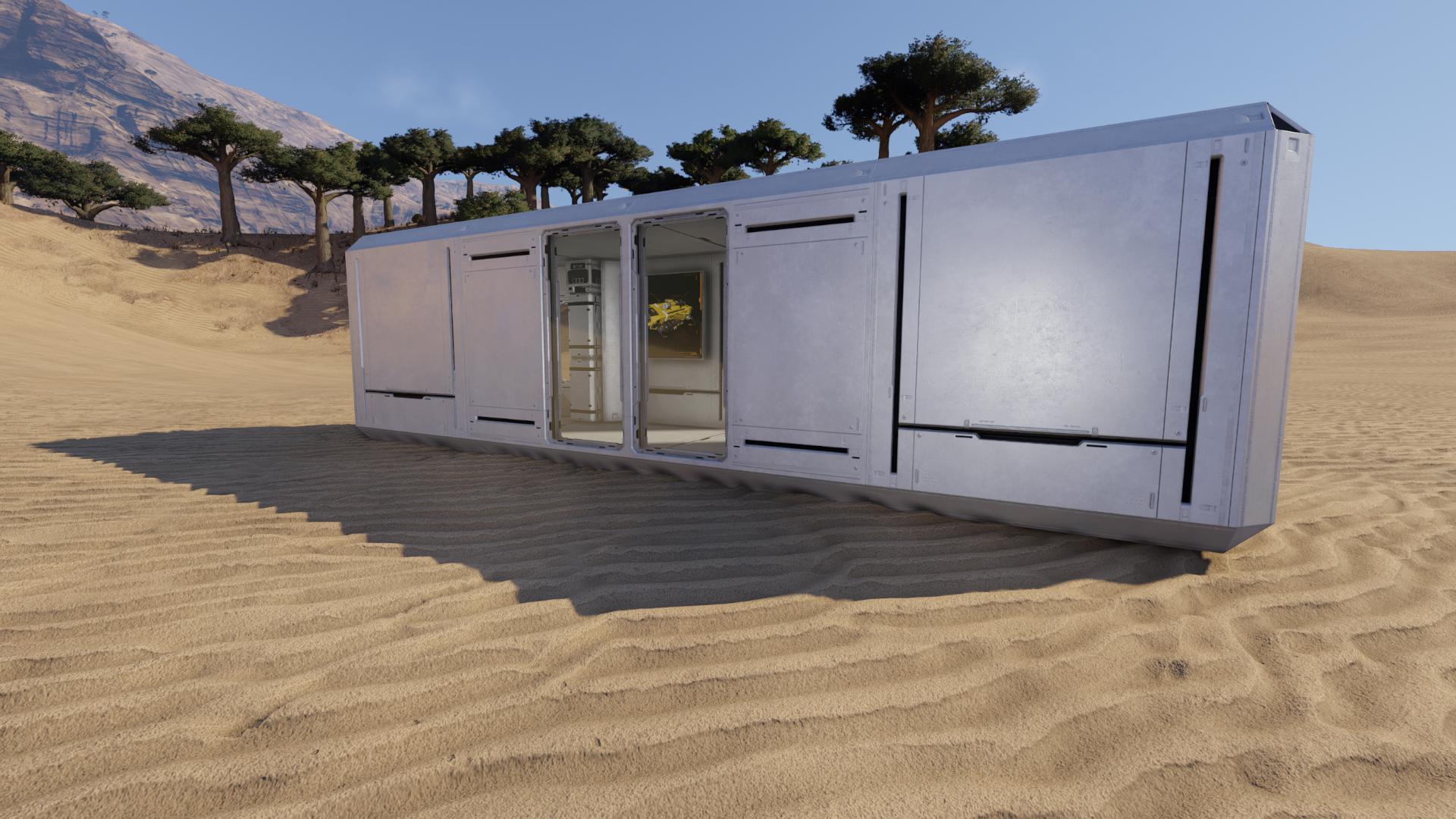 Outpost Base Livng Module (with Toilette :-) preview