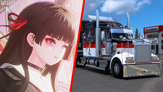 Kenworth W900 Chisa - Wuthering Waves [Combo Skin]