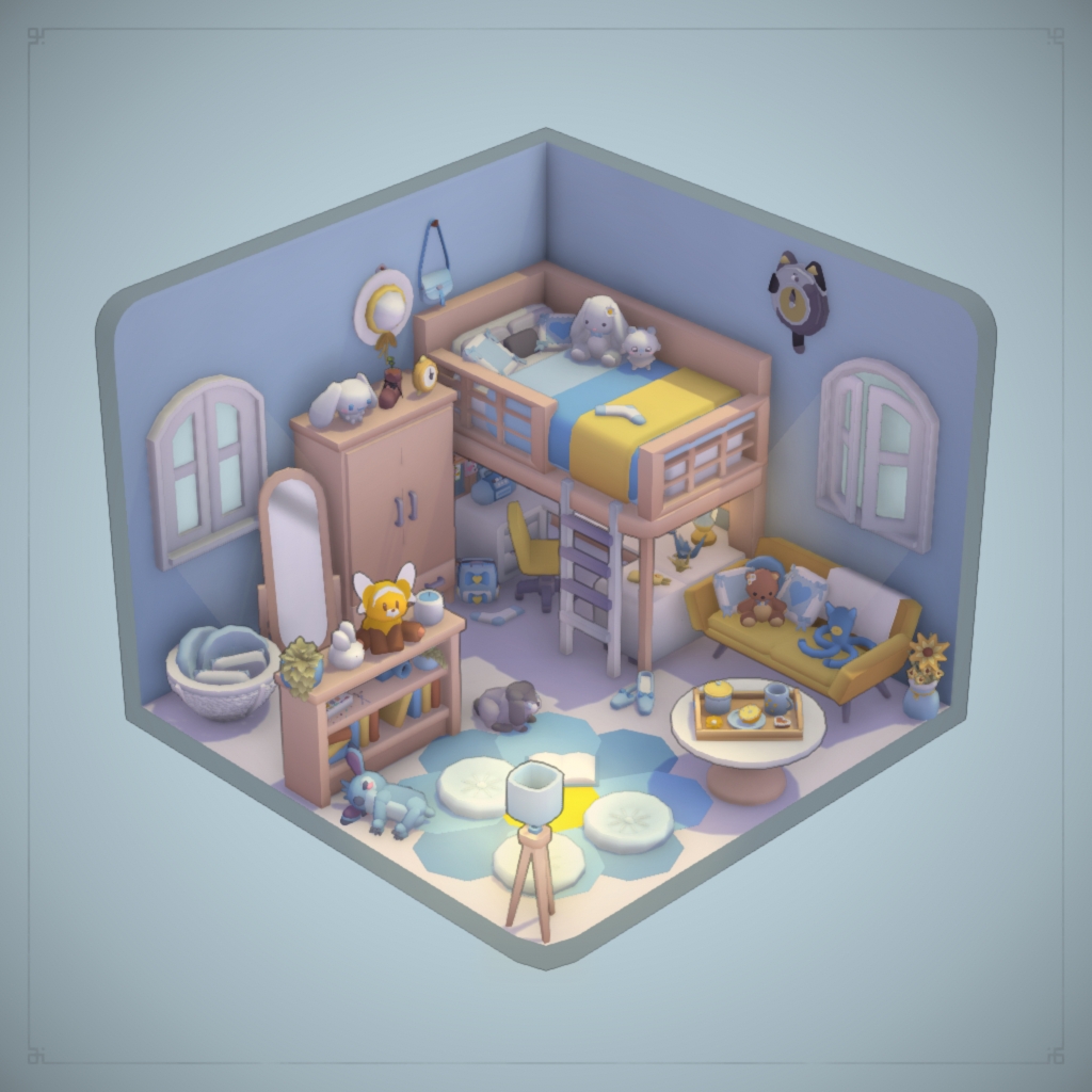 Cinnamoroll bedroom