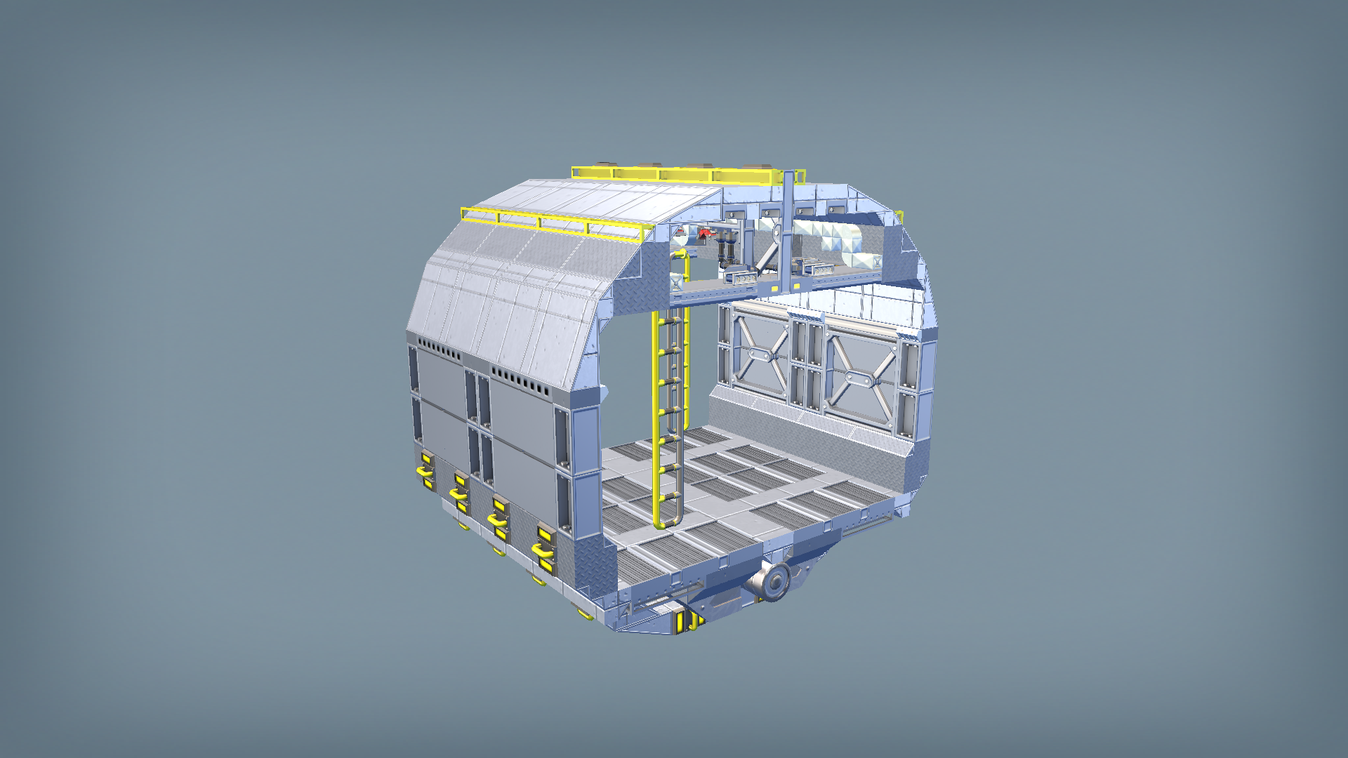 space station I large corridor maintnance section