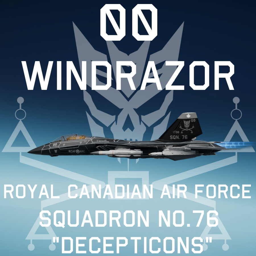 RCAF Squadron no. 76 00 "Windrazor" FS-41 Eclipse