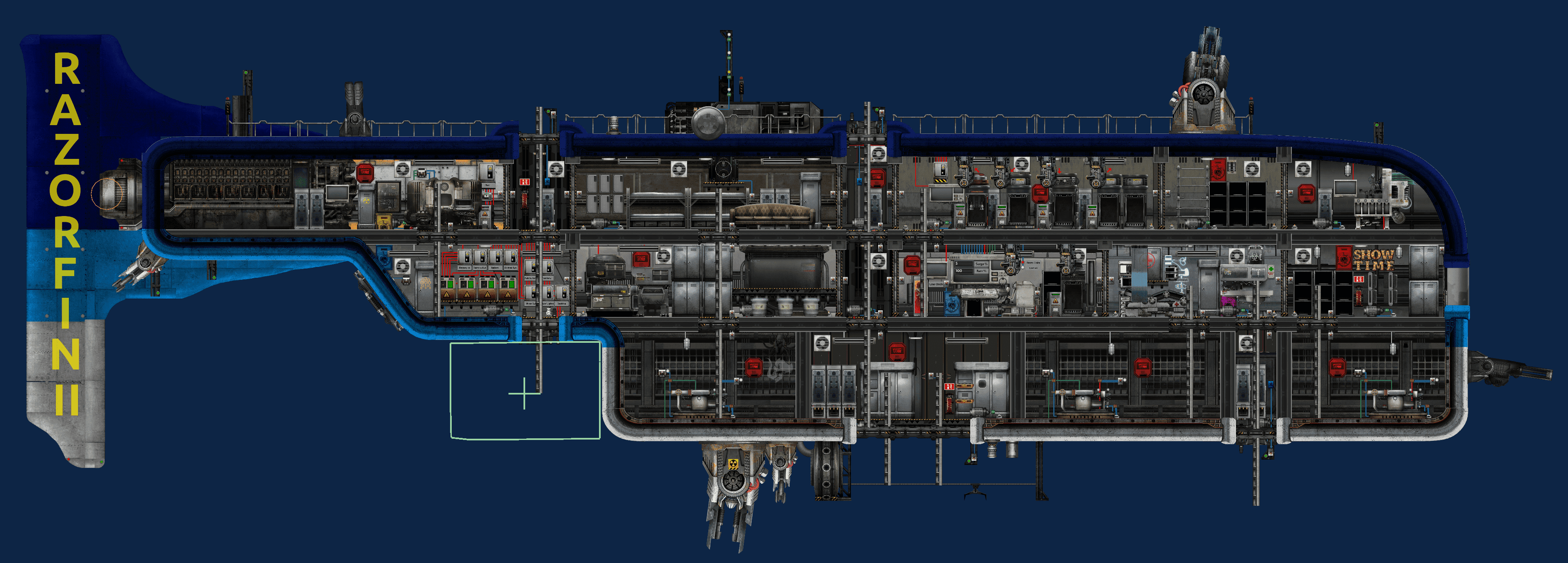 EC-419 Razorfin II – Barotrauma Mod