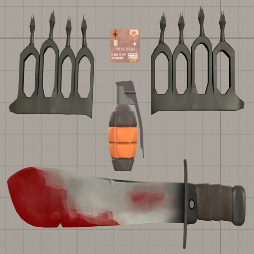 Team Fortress 2 Enhanced Small Weapons Pack #47 (Props)
