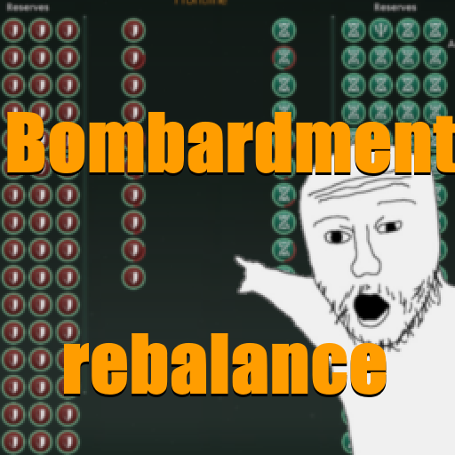 Bombardment Re-balance preview