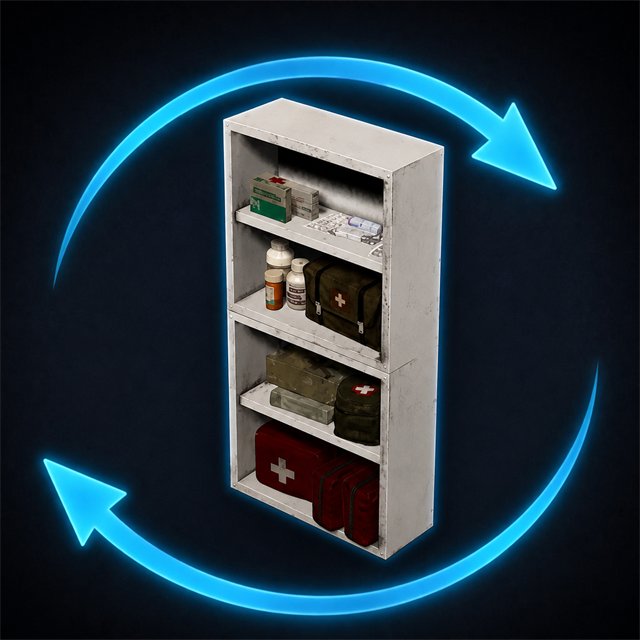 Guild Medicine Rack Sync preview