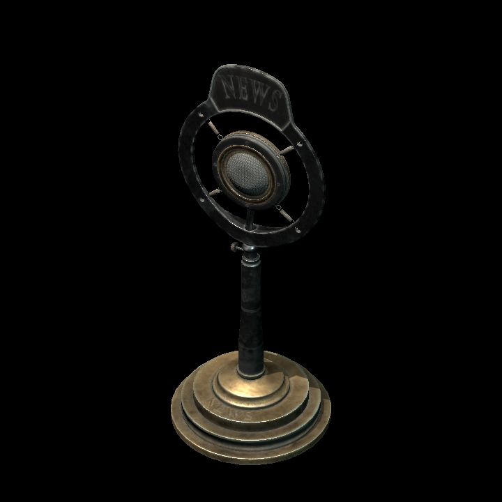 Old timey microphone