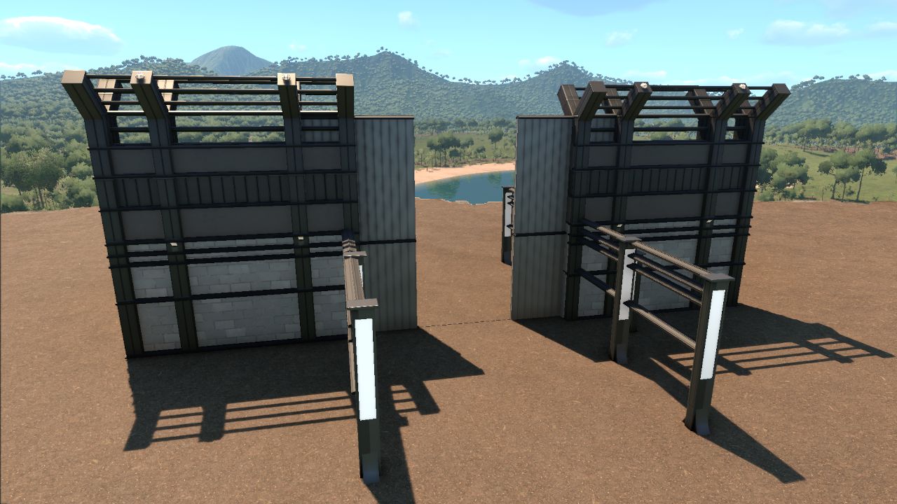 Containment Wall LG Gate open