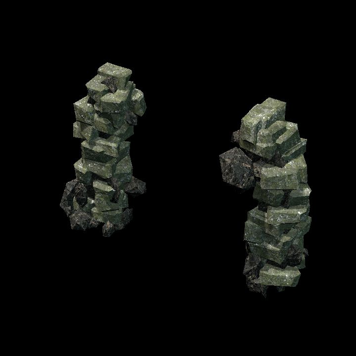 Jungle Ruins - arch 2 D